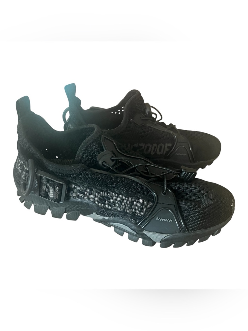 Unisex Quick-Dry Water Shoes Black Trail Hiking Sneaker Size 37